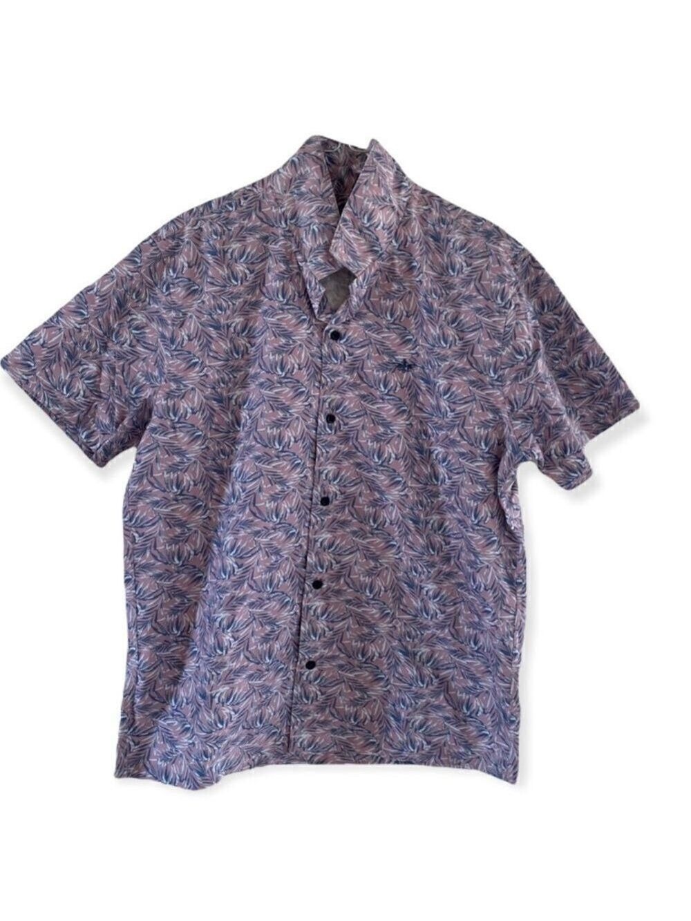 Dockers Purple Alpha Khaki Button Down Shirt Size Medium NWT